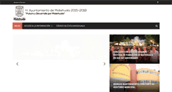 Desktop Screenshot of matehuala.gob.mx