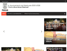 Tablet Screenshot of matehuala.gob.mx